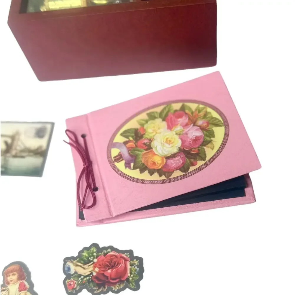 American Girl Samantha Bedtime Accessories Music Box Bear Wizard Oz Book Album